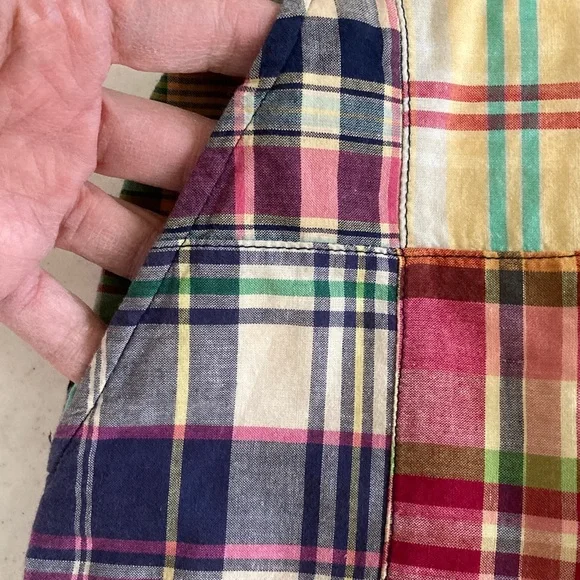 Ralph Lauren Madras Patchwork Mini Skirt - Picture 4 of 7